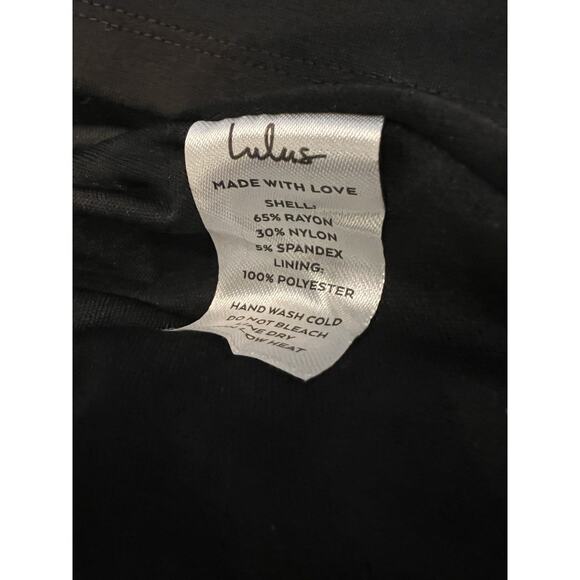 Lulus Dress Women XL Black Sleeveless Open Back Fit & Flare Party Cocktail Dress - Picture 10 of 11